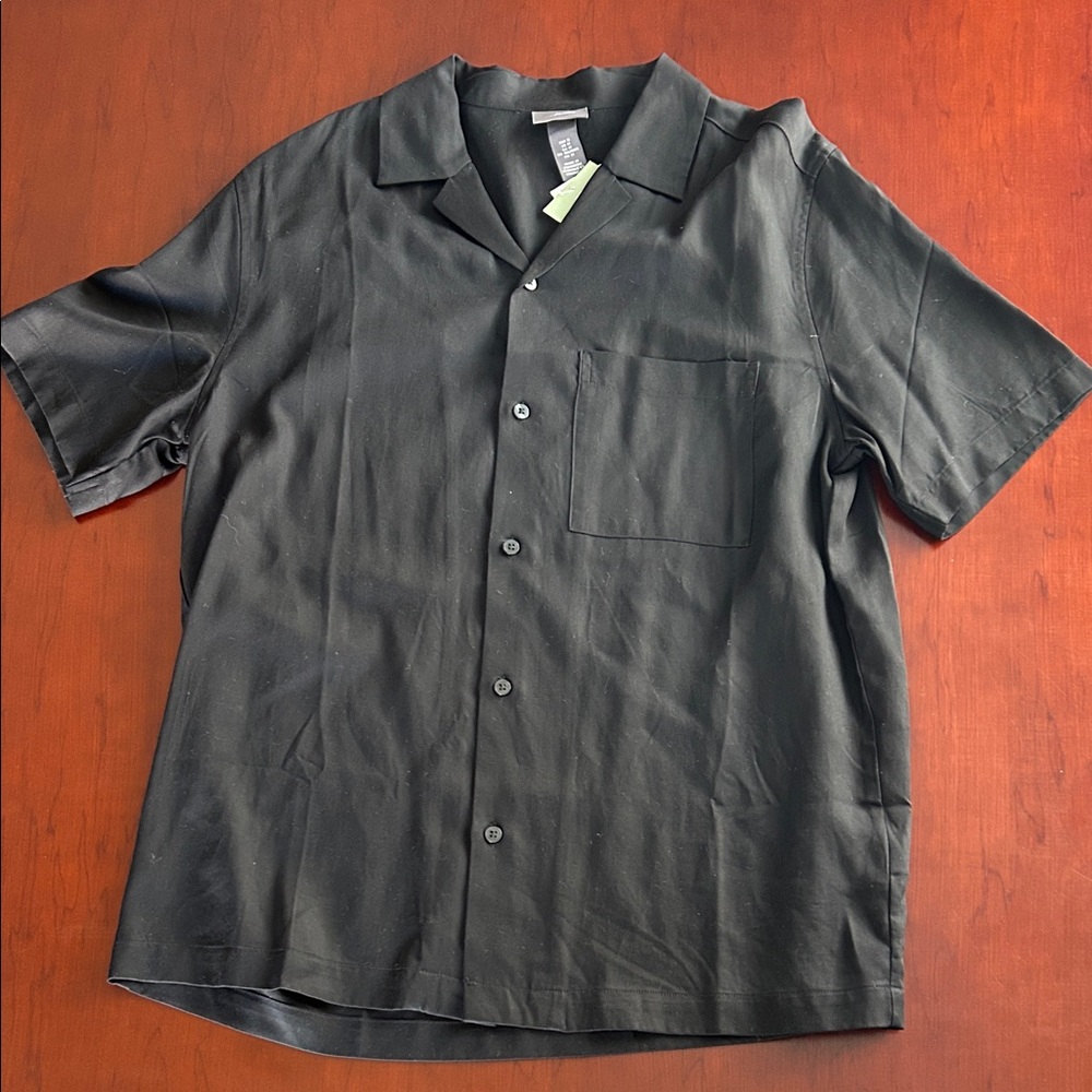 H&M Black Regular Fit Shirt